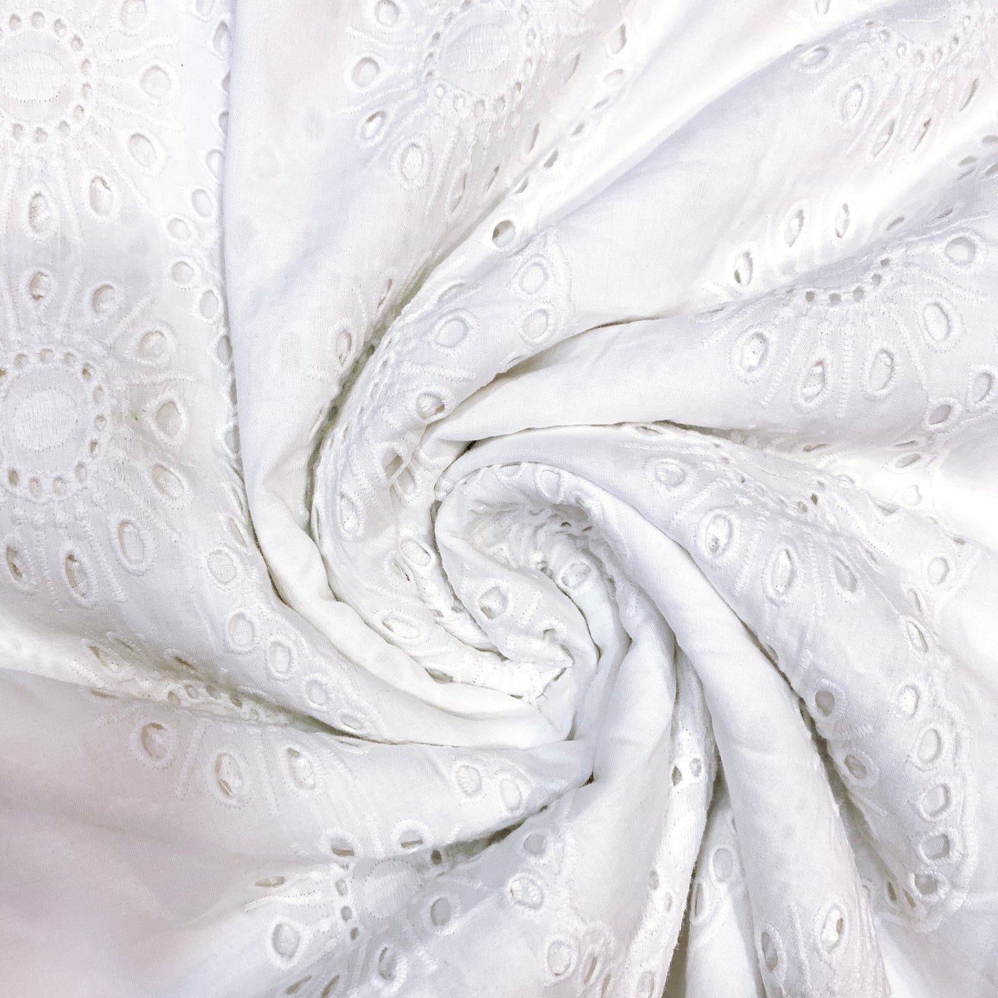 Salt White Hakoba Cotton Fabric