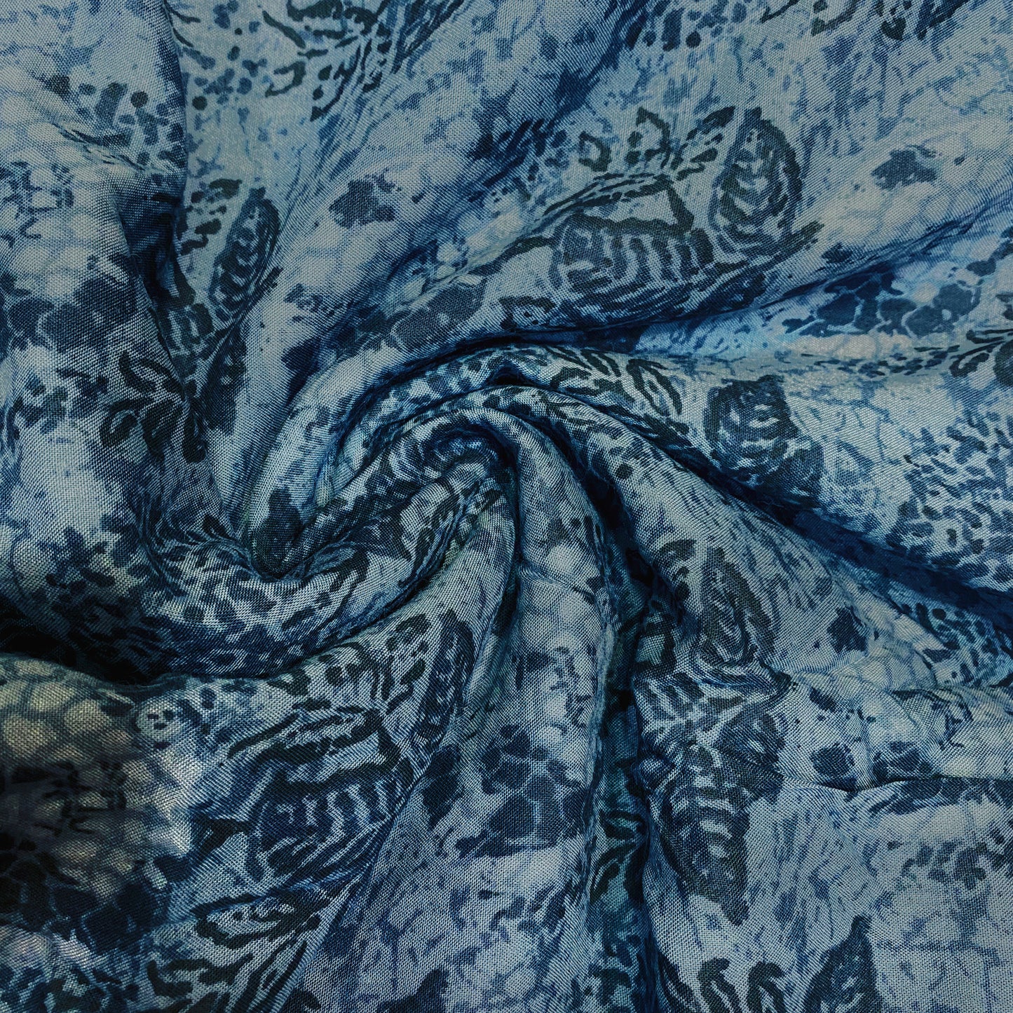 Frosty Nights Rayon Fabric