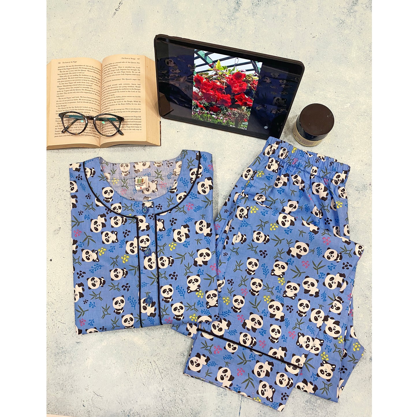 panda-print-cotton-night-suit