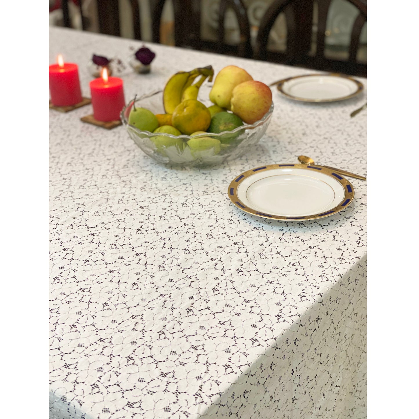 Snow Flake Net Table Cloth