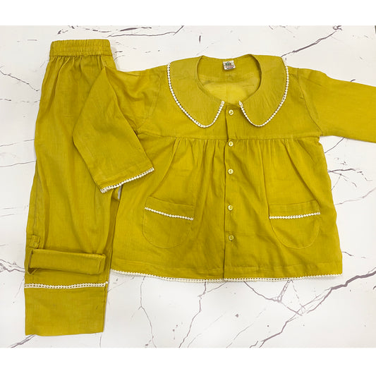 Gentle Cotton Mul  Girls Night Suit
