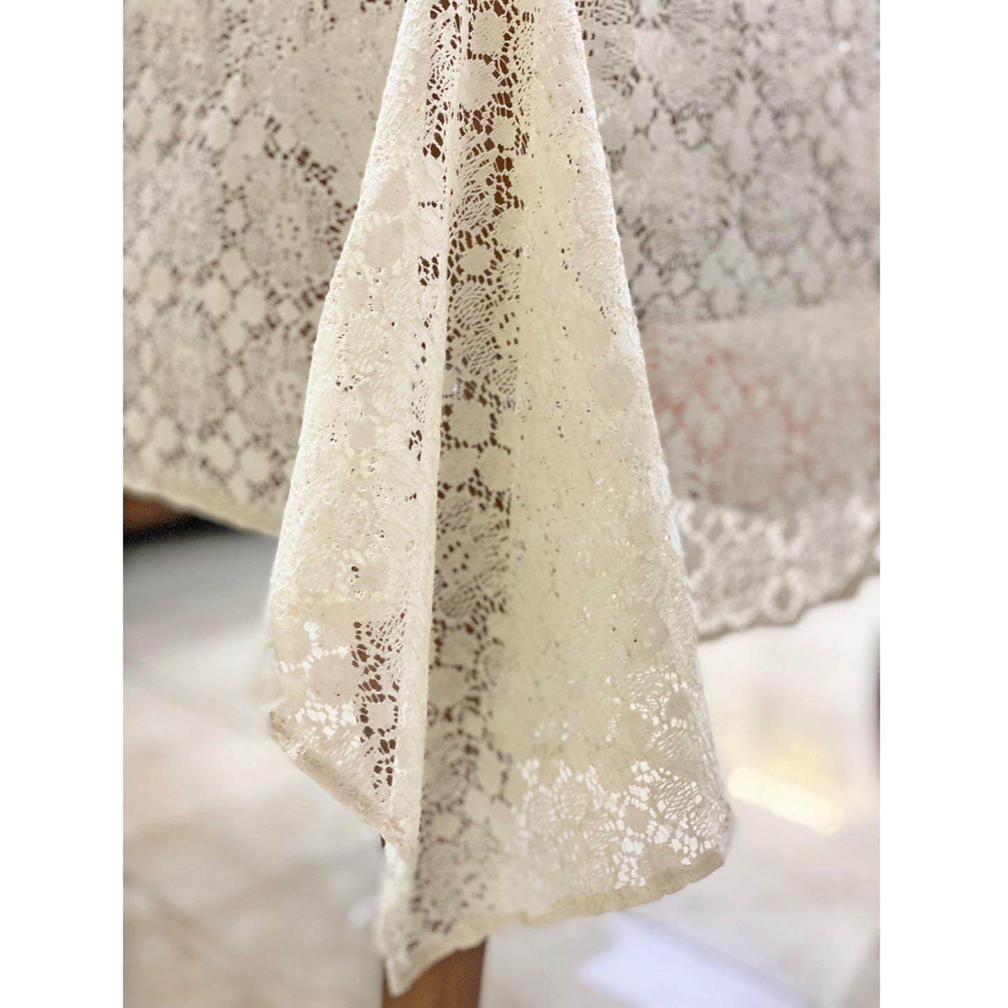 Ivory Table Cloth