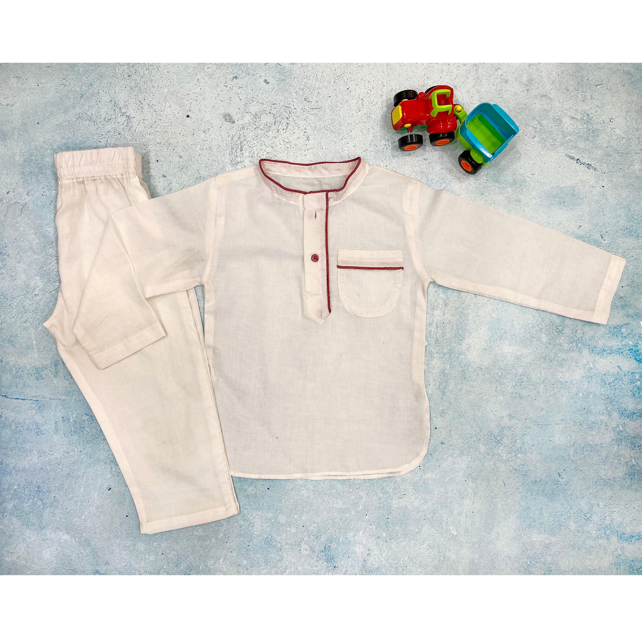 Cotton Mul Kurta Pajama For Baby Boys The Feel Good Studio
