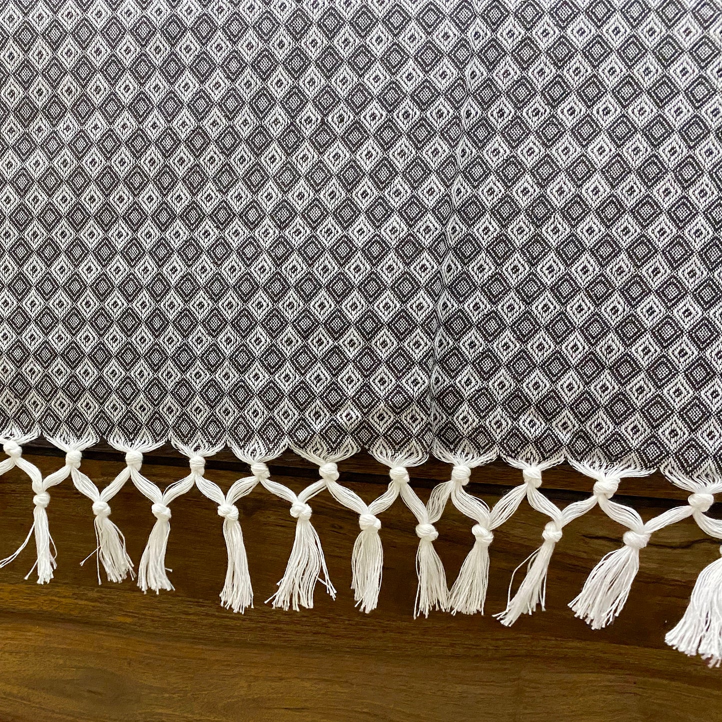 Reversible Intricate Handloom Bed Cover