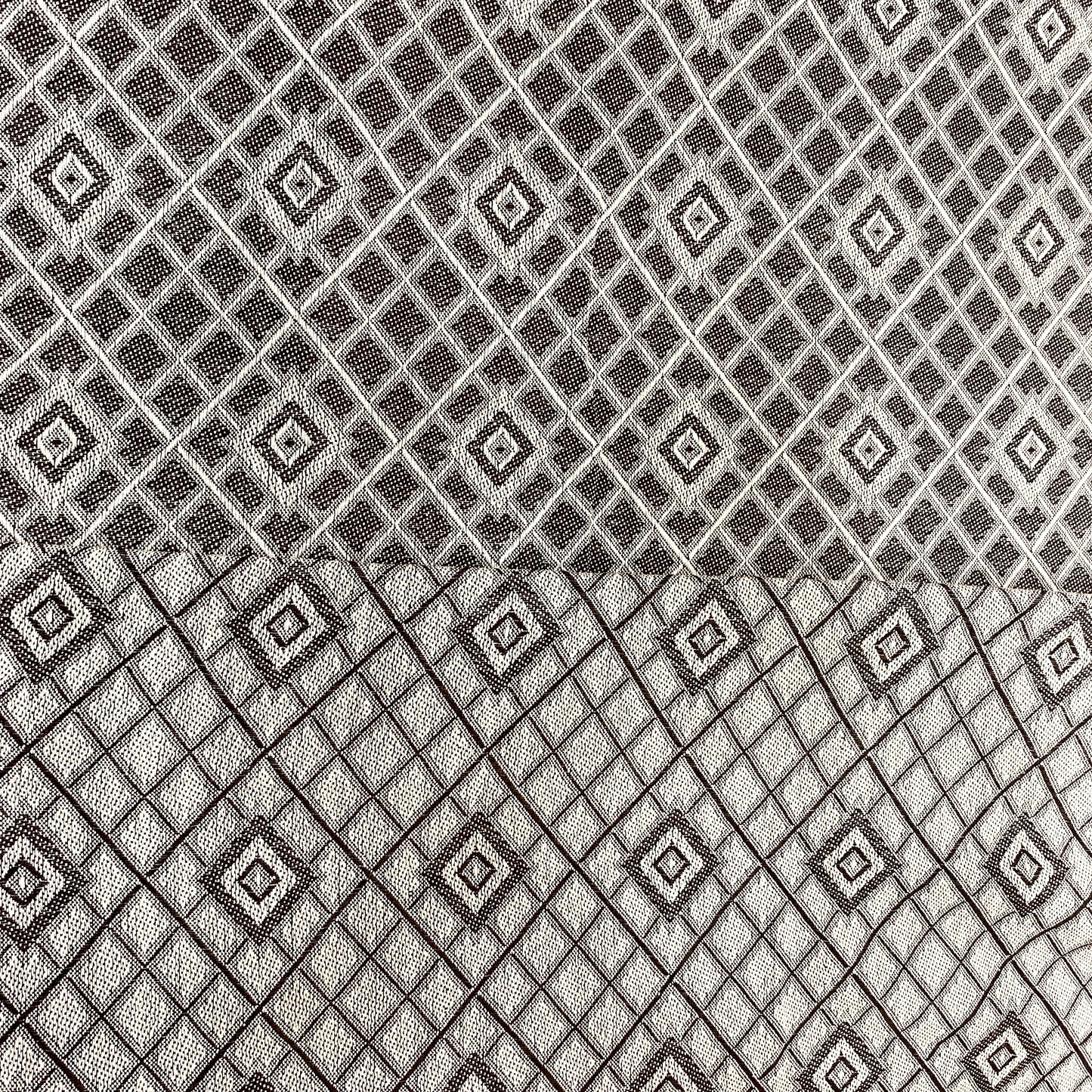Reversible Intricate Handloom Bed Cover