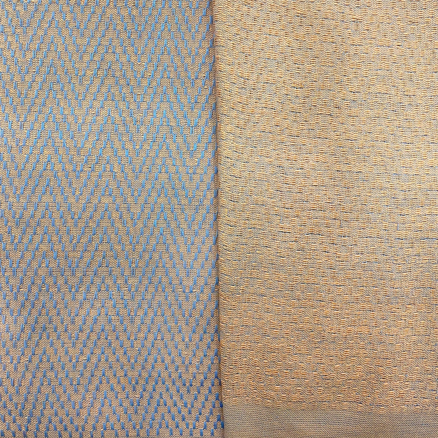 Lavender & Peach Reversible Bed Cover