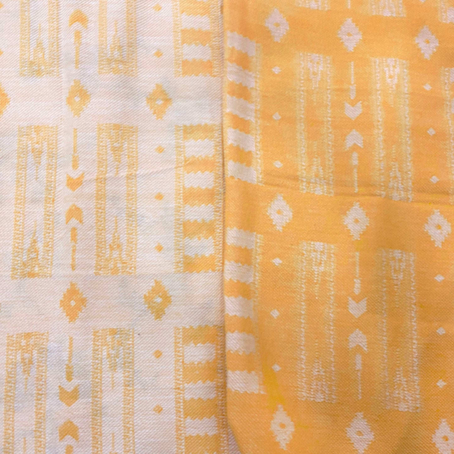 Butter Cream Reversible Bed Cover