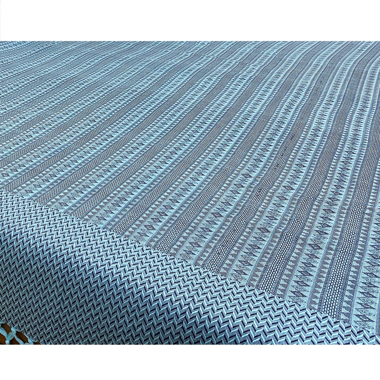Intricately Woven Handloom Bed Cover
