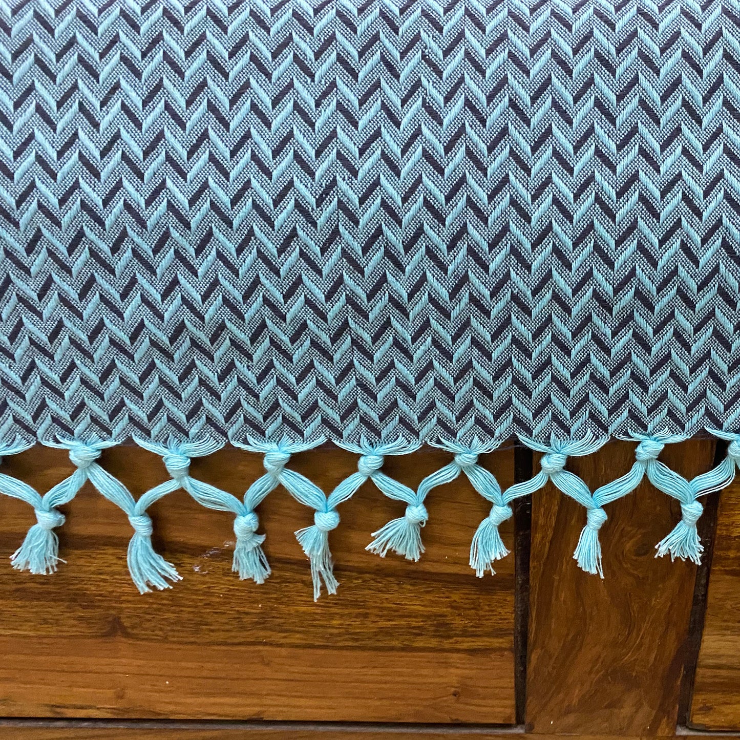 Intricately Woven Handloom Bed Cover