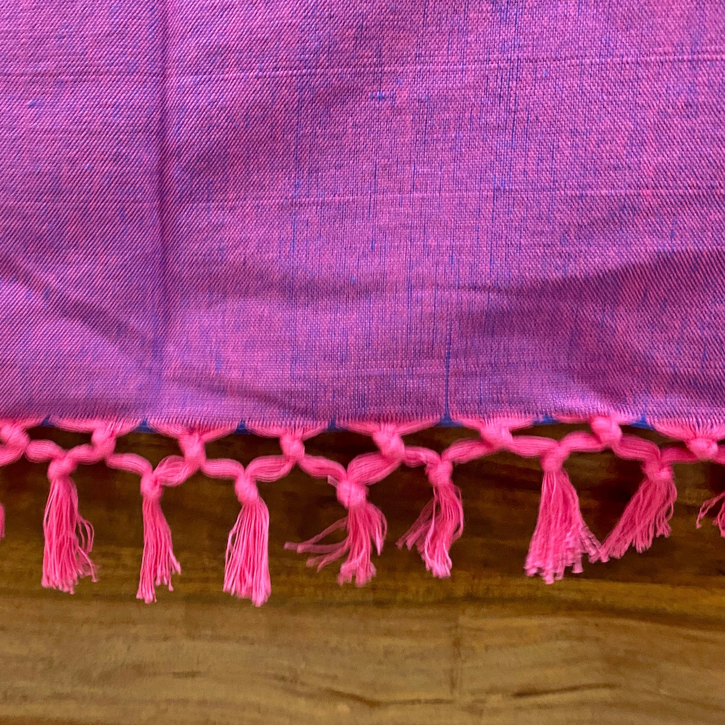 Purple Pink & Blue Bed Cover With Pillow Covers