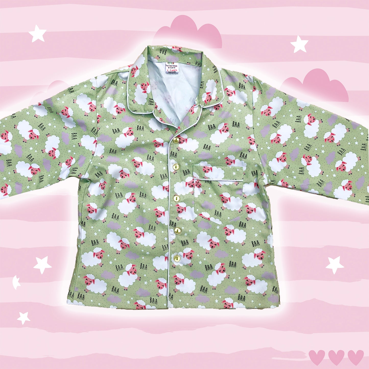 Herd Of Sheep Girls Night Suit