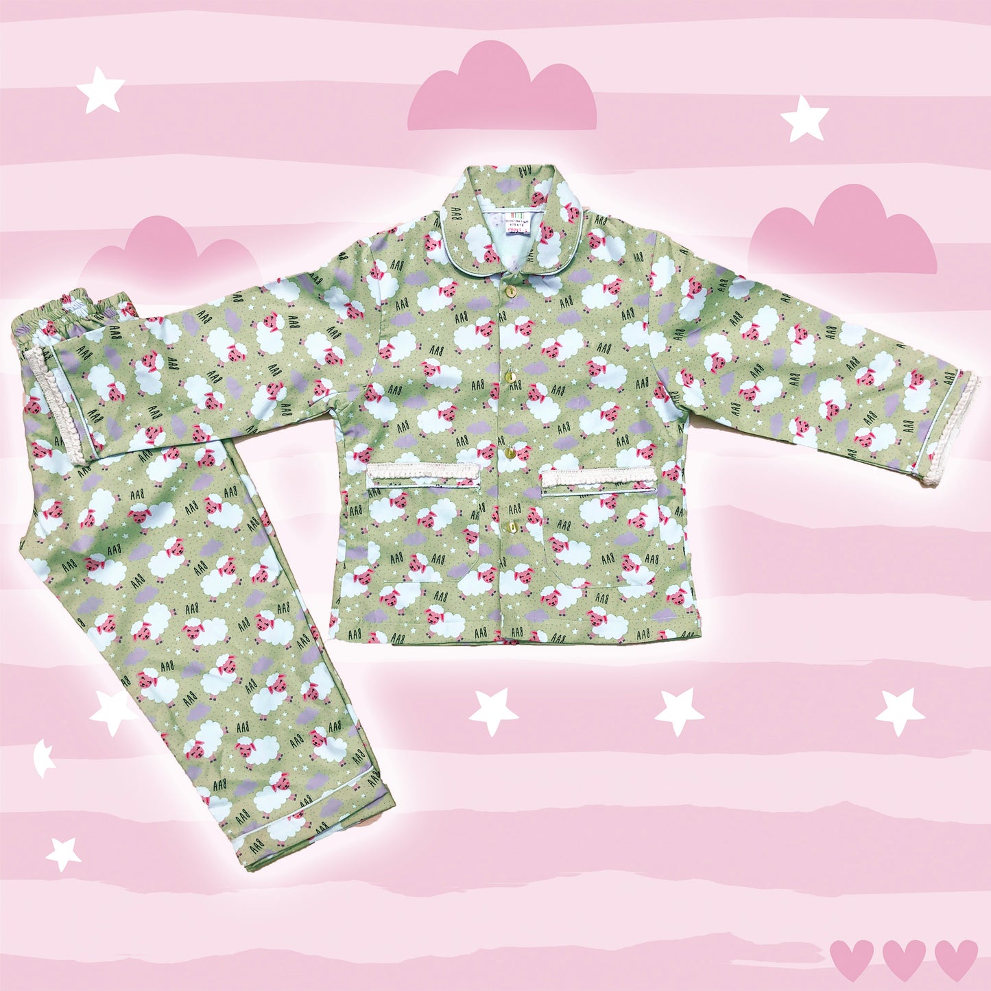 Herd Of Sheep Girls Night Suit