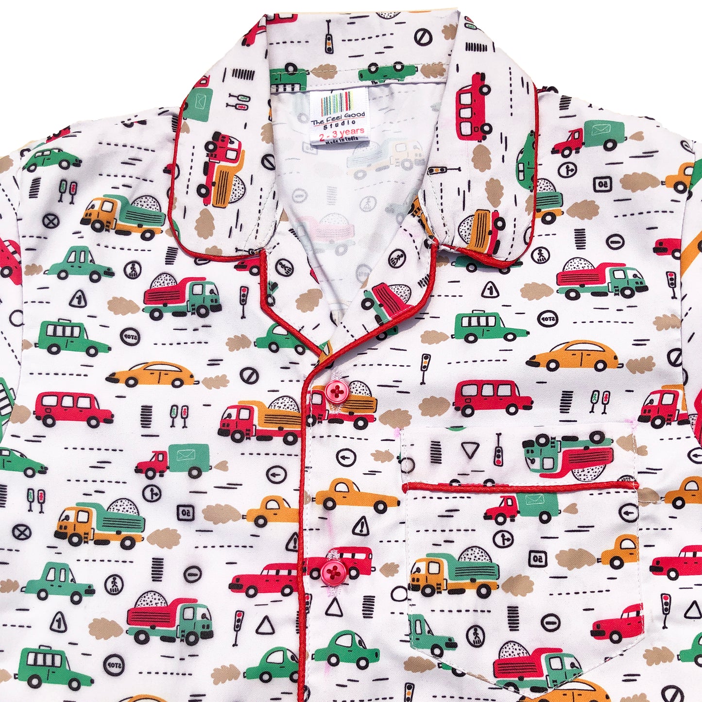 Love Cars Boys Night Suit