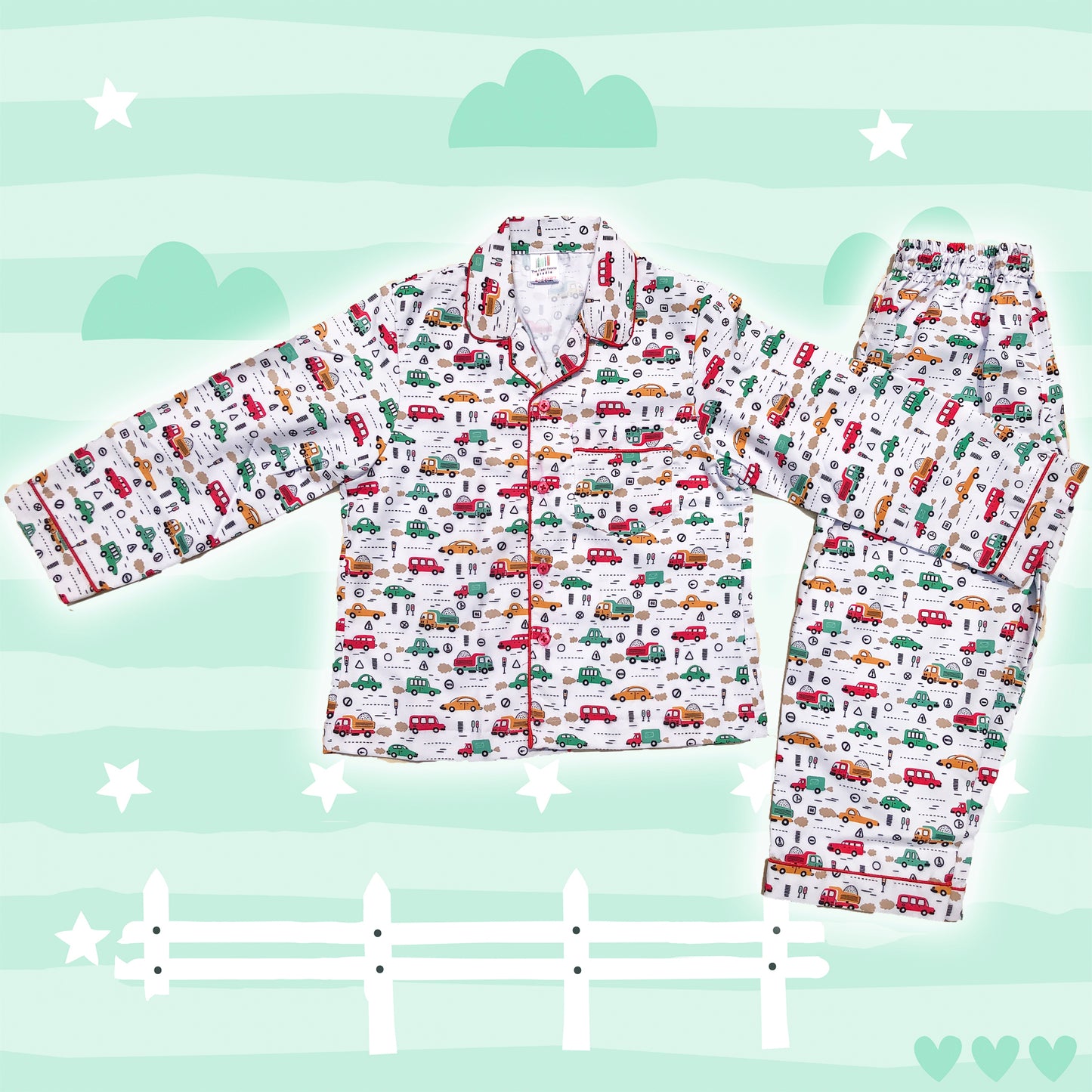Love Cars Boys Night Suit