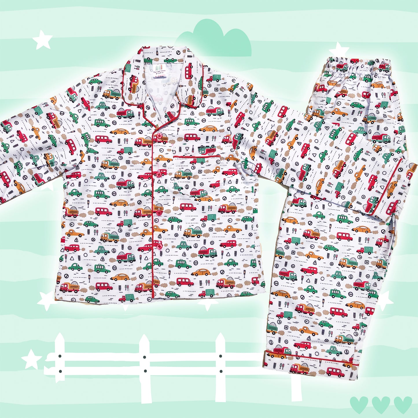 Love Cars Boys Night Suit