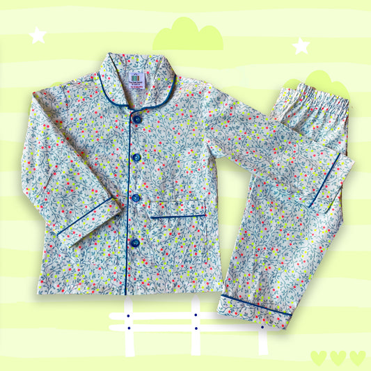 Happy Spring Cotton Boys Night Suit