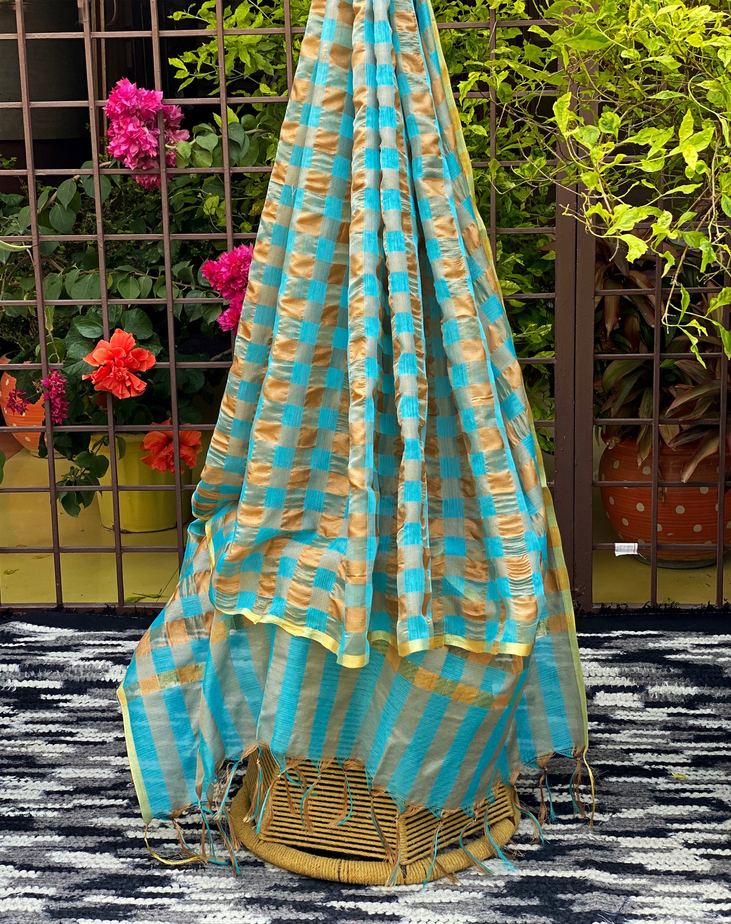 firozi-blue-dupatta-with-zari-work-online