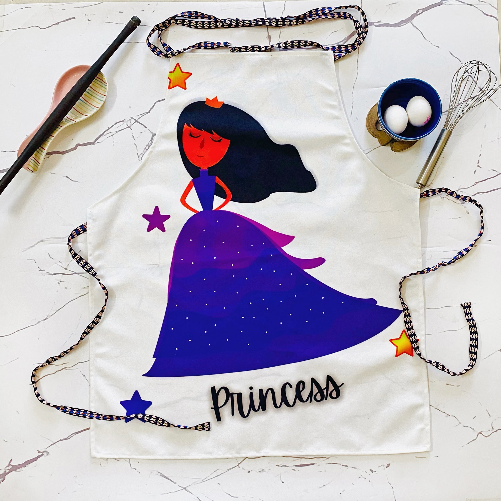 princess personalised apron gift