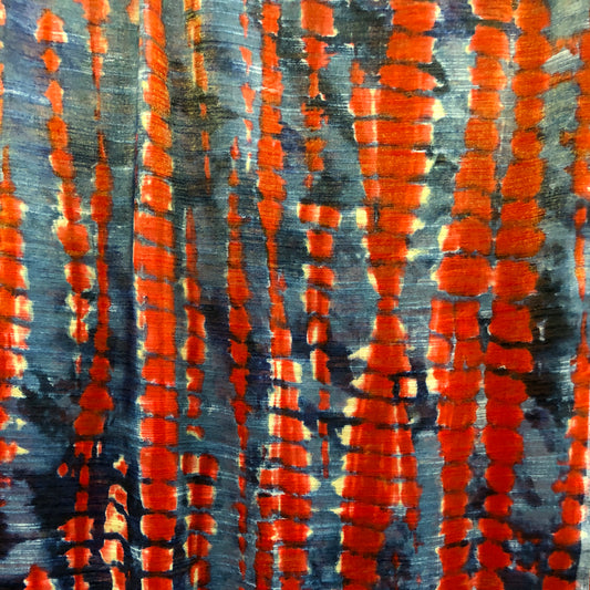 Tie & Dye Tussar Silk Print