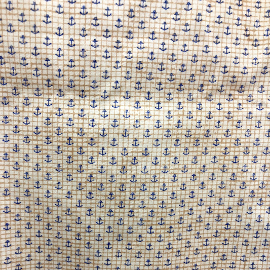 Summer Cotton Anchor Print