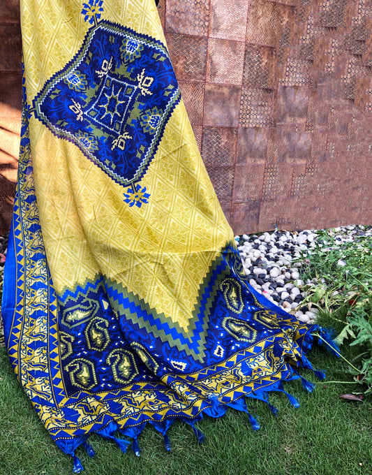 Sunny Morning Assam Silk Dupatta