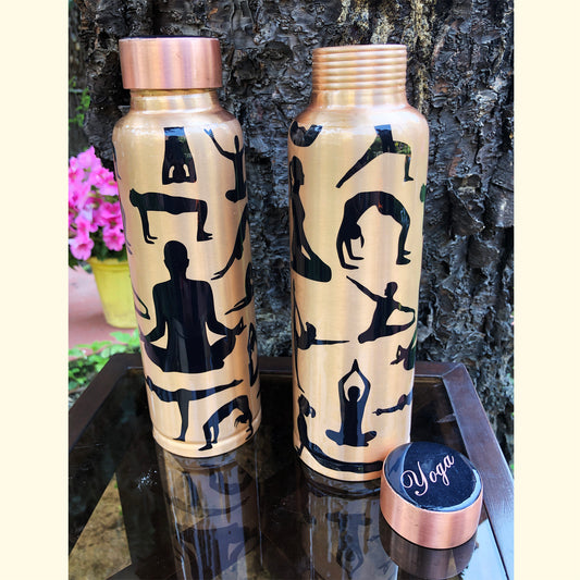 Yoga Copper Bottle (Single Piece)