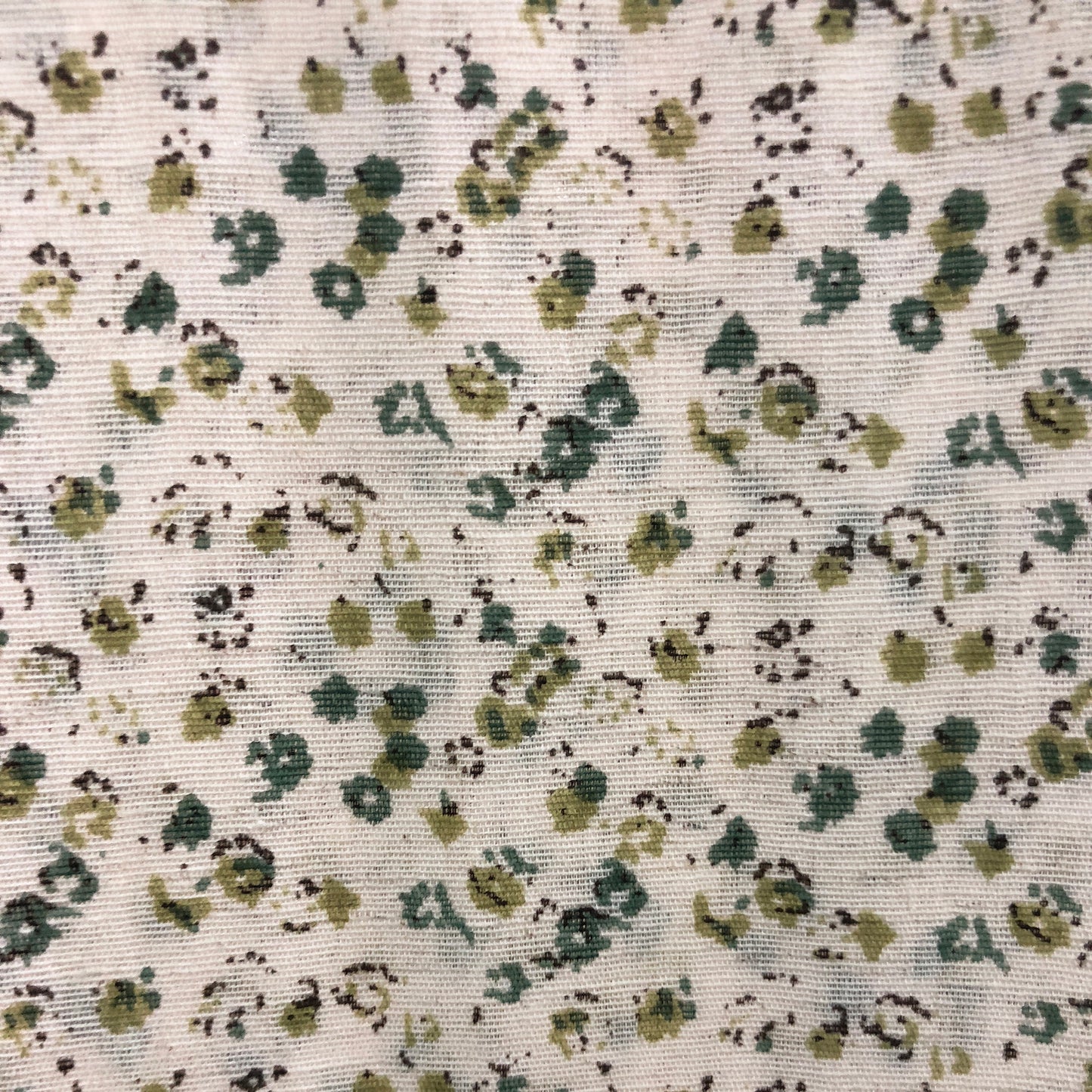 Linen Floral Fabric
