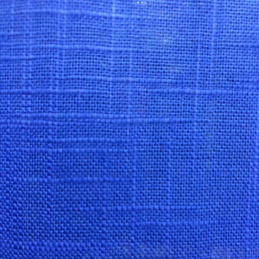 Royal Blue Premium Linen Fabric