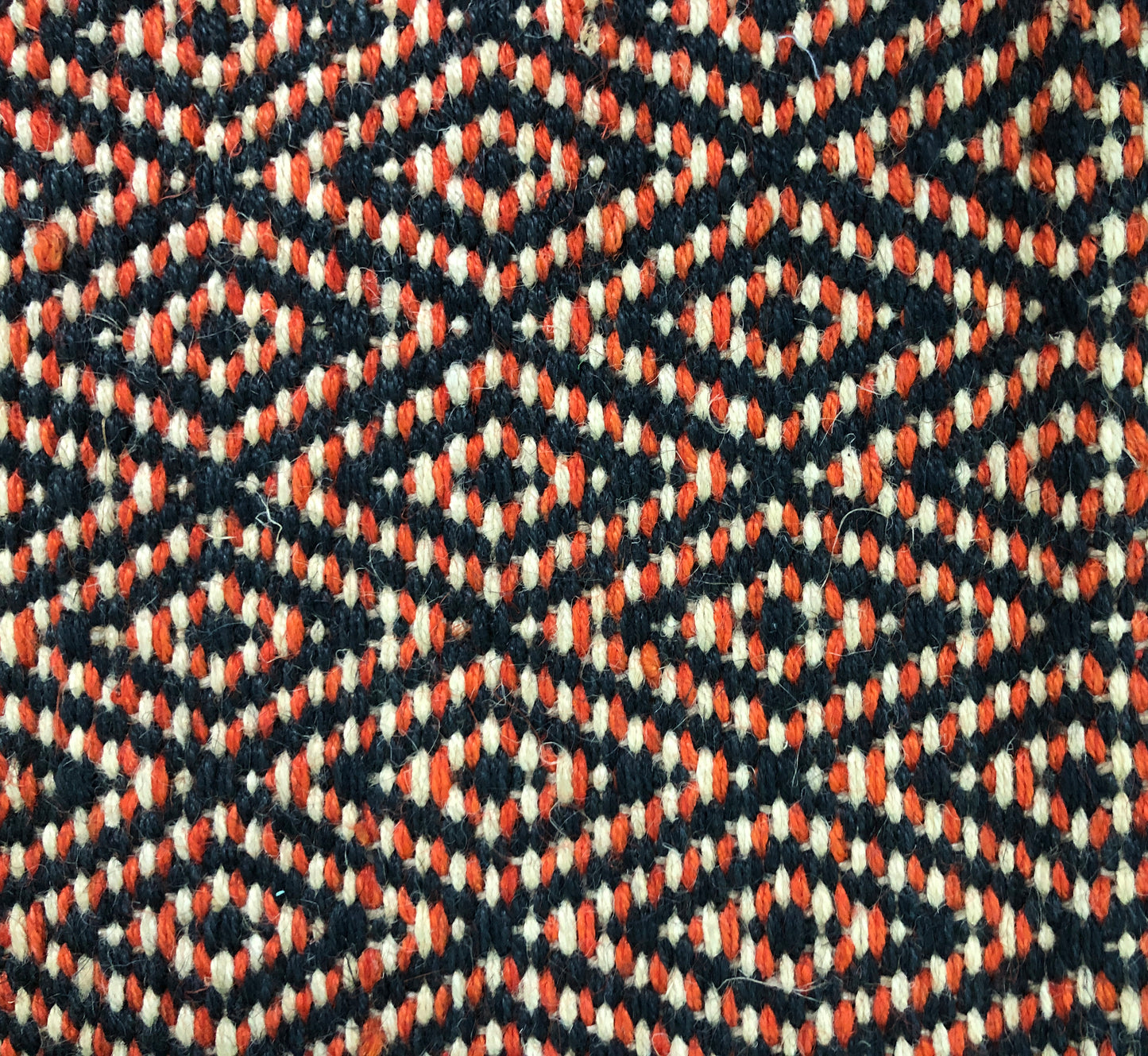 Trippy Red Jute Rug