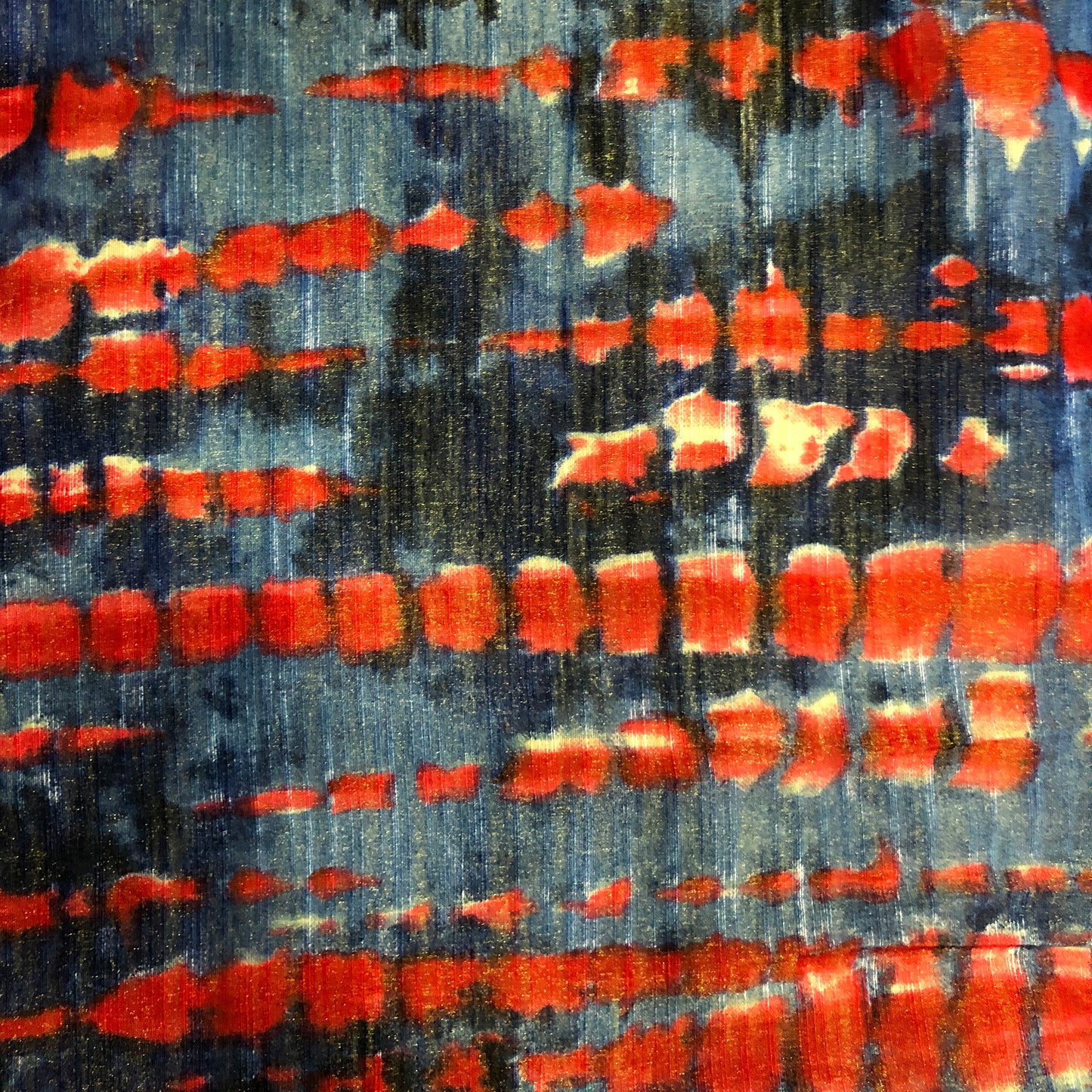 Tie & Dye Tussar Silk Print