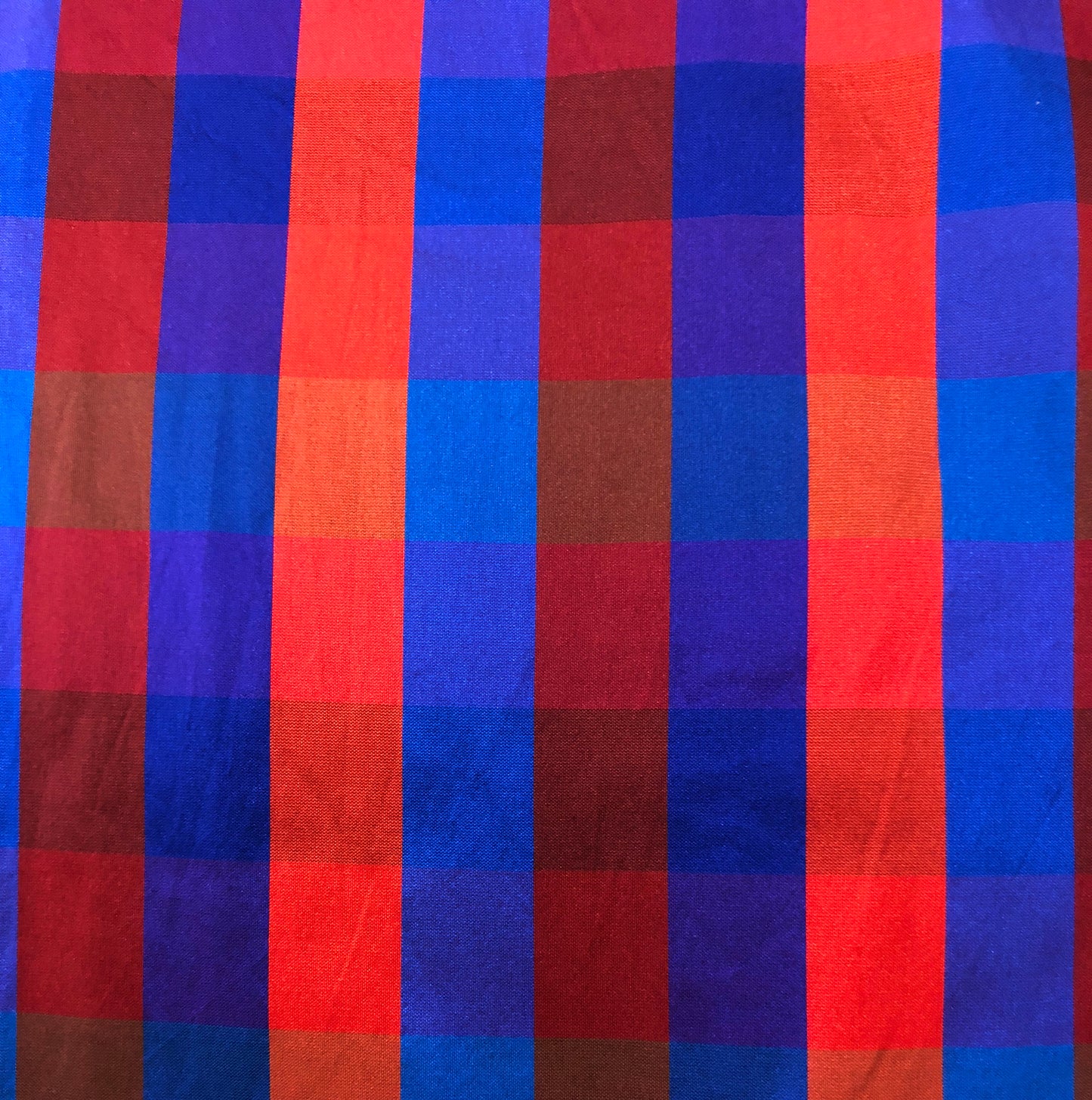 Check Mate Festive Tussar Silk Cushion Cover