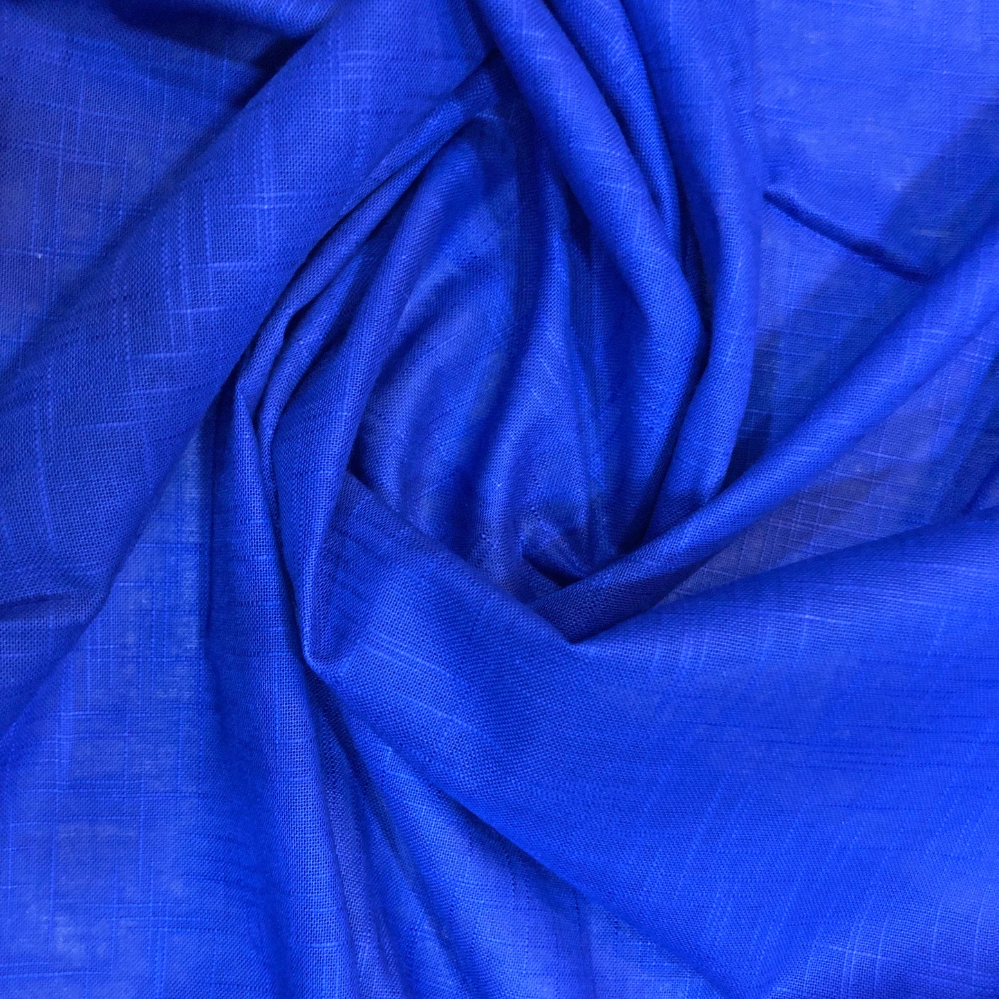 Royal Blue Premium Linen Fabric
