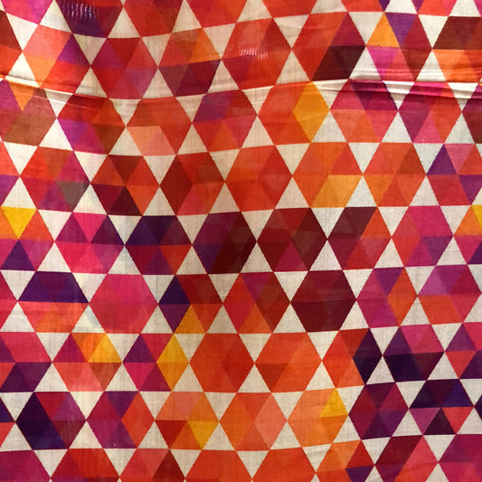 Tusser Silk Rang Bhara Print