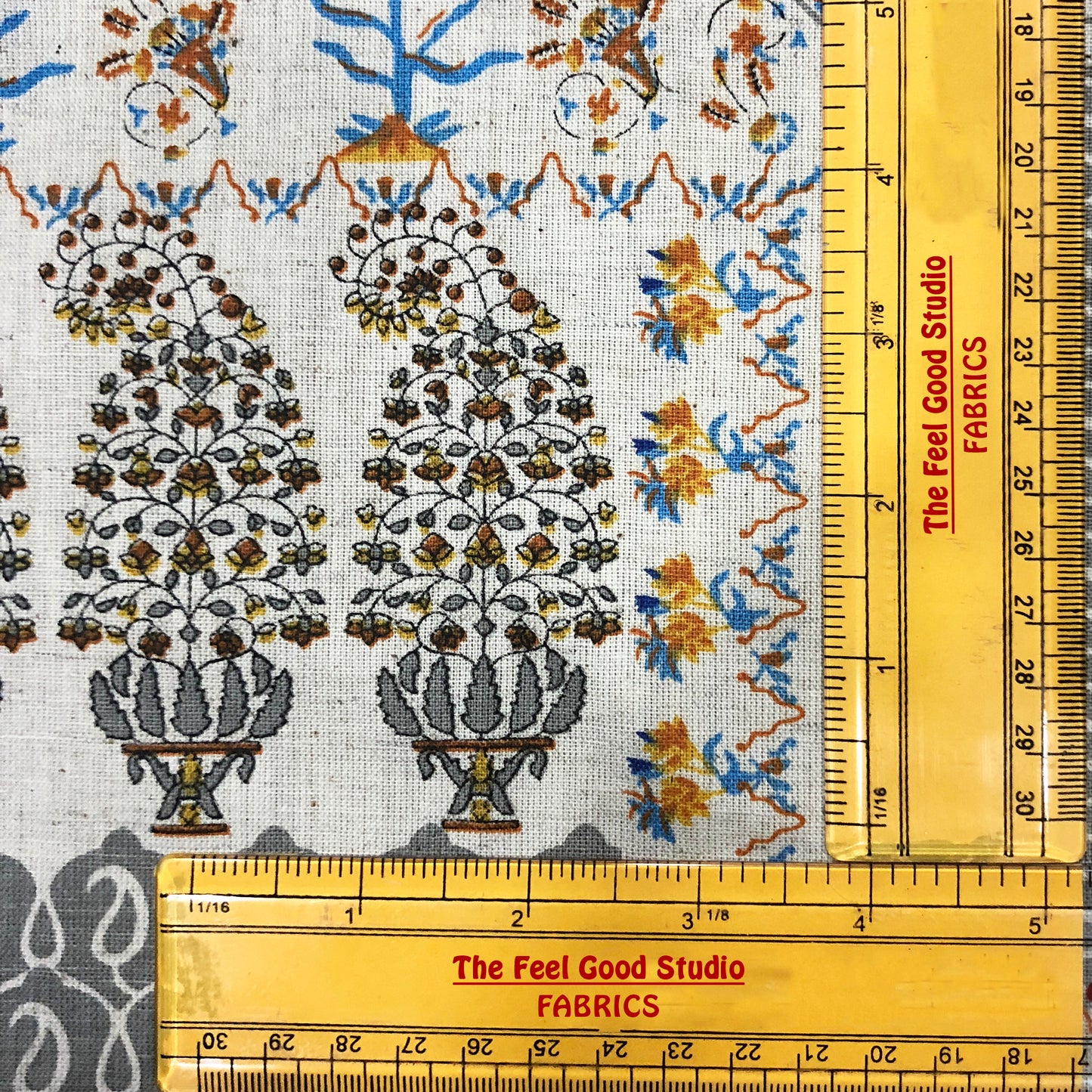 Indie Folk Paisley HandSpun Cotton Print