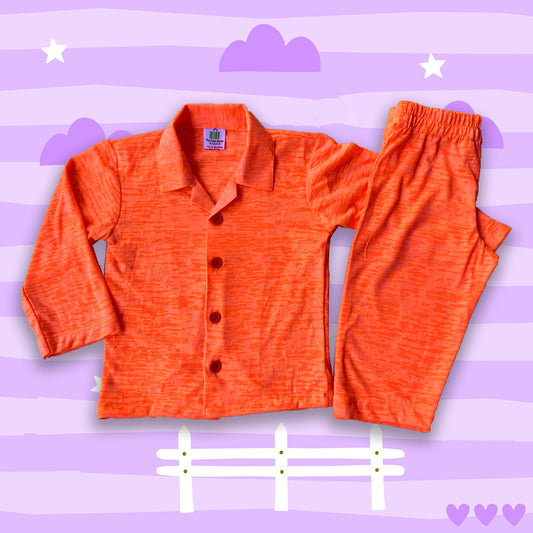 Orange Ball Boys Night Suit