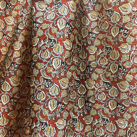 Tusser Silk Teen Patti Print