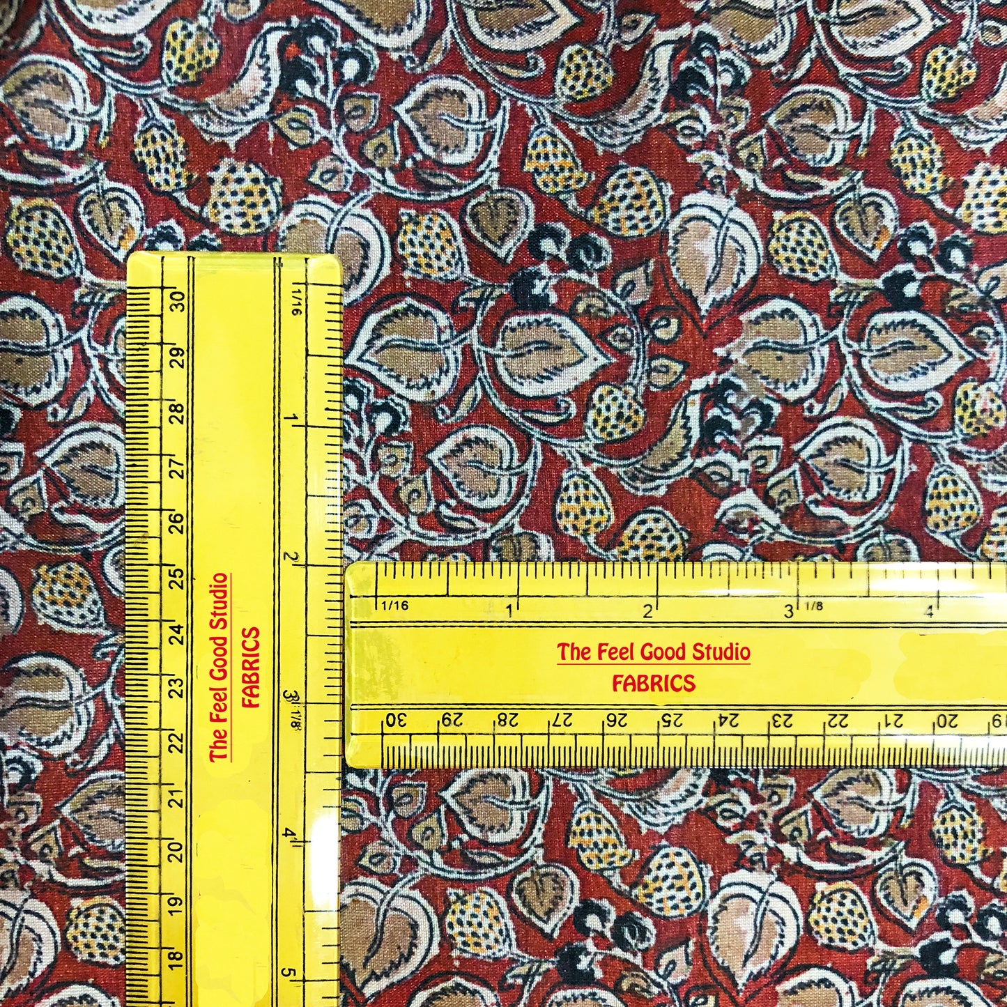 Tusser Silk Teen Patti Print