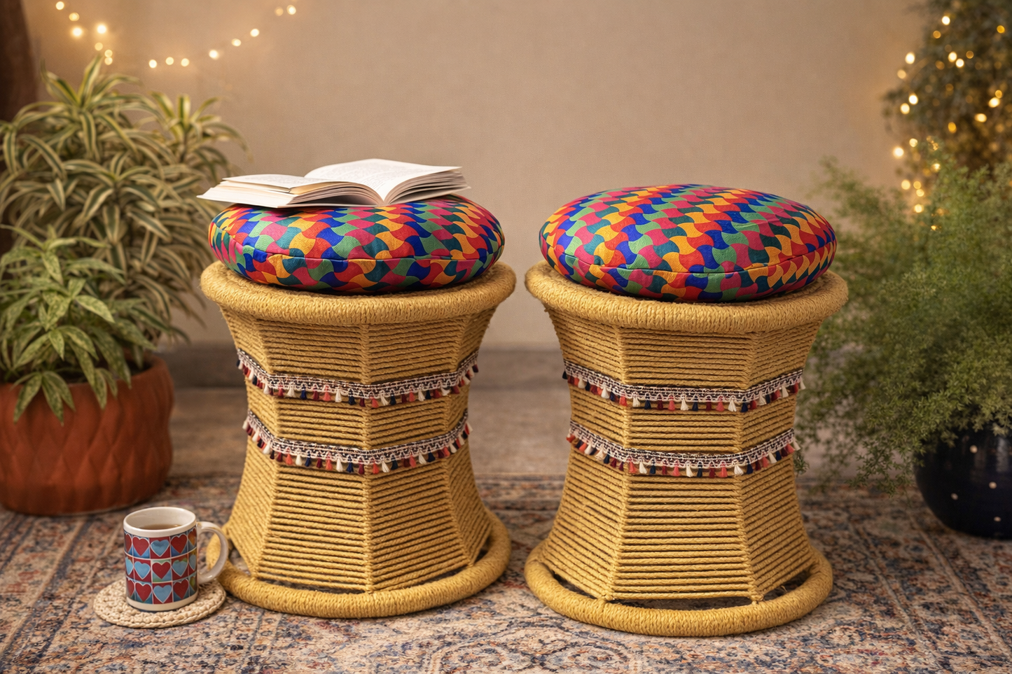 Festive Embellished Tower Seats (Twin Set)