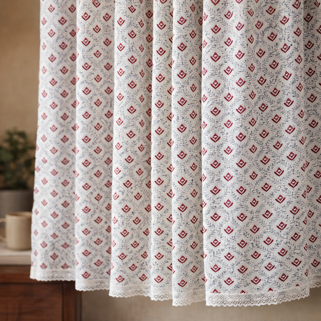 Indie Home Cotton Curtains Pack of 2