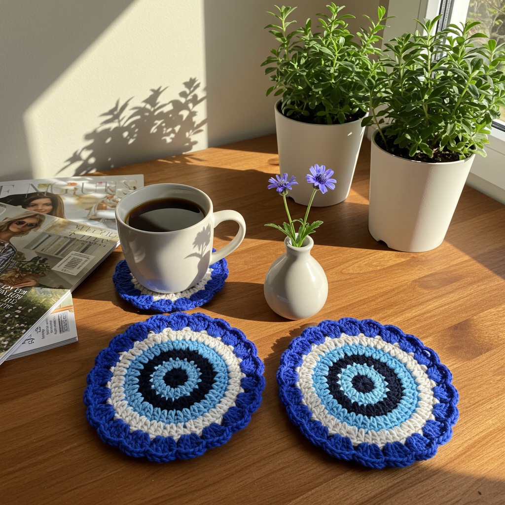 Evil Eye Coaster (Set of 2)