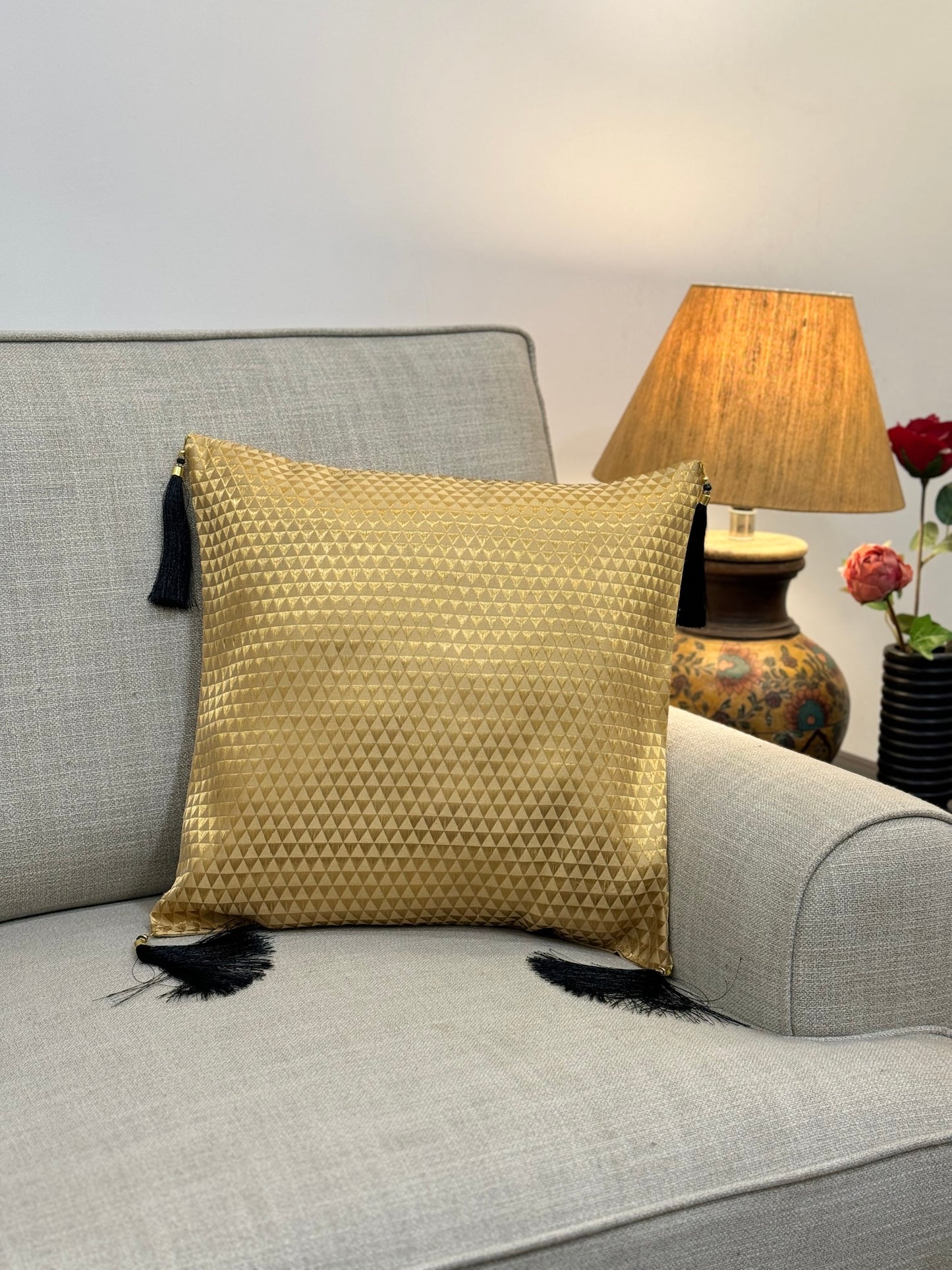 Goldilocks Silk Cushion Cover