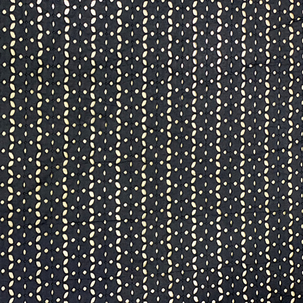 black-eyelet-hakoba-fabric-online