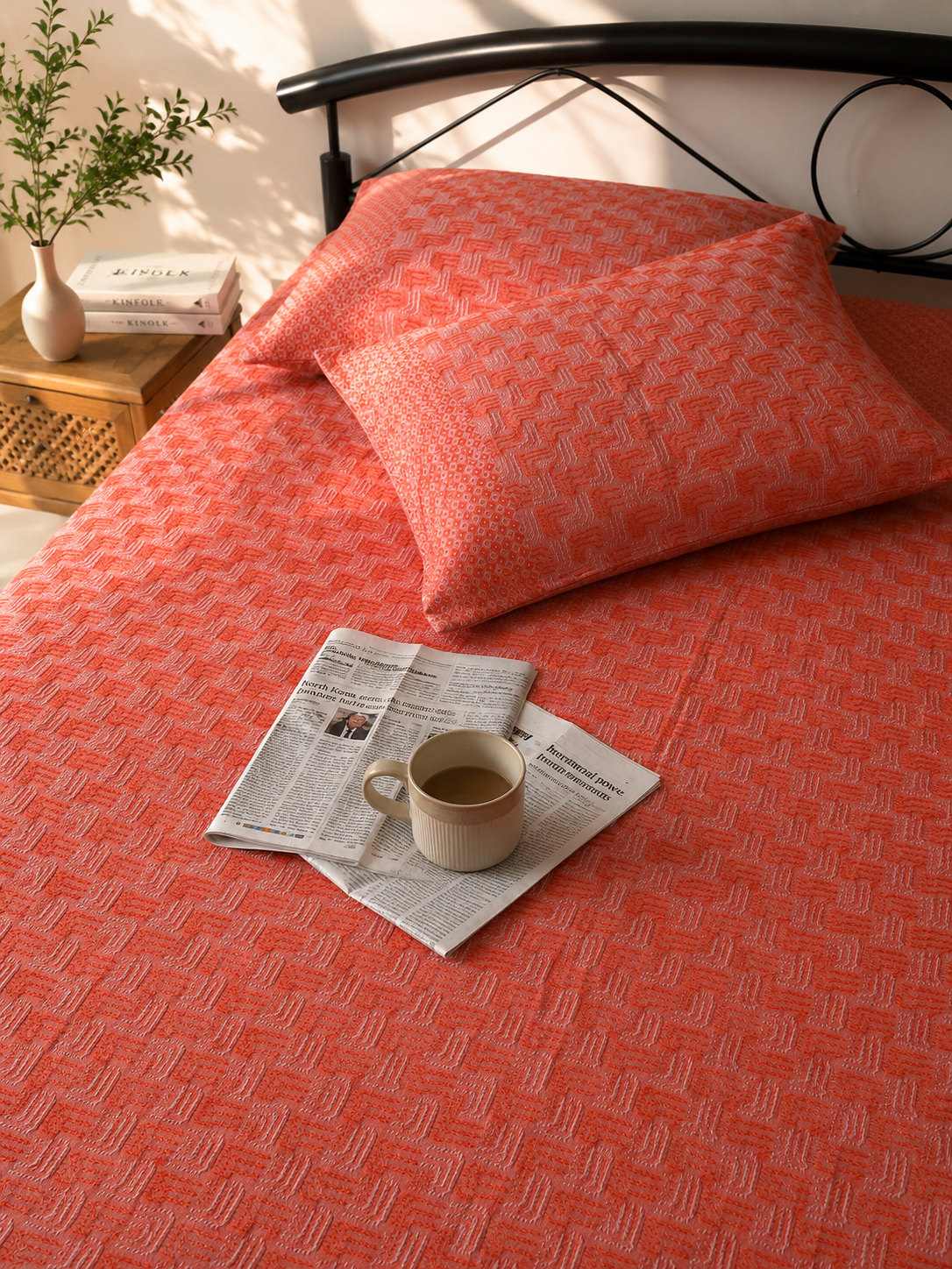 Lazy Sunday Double Bed Cover