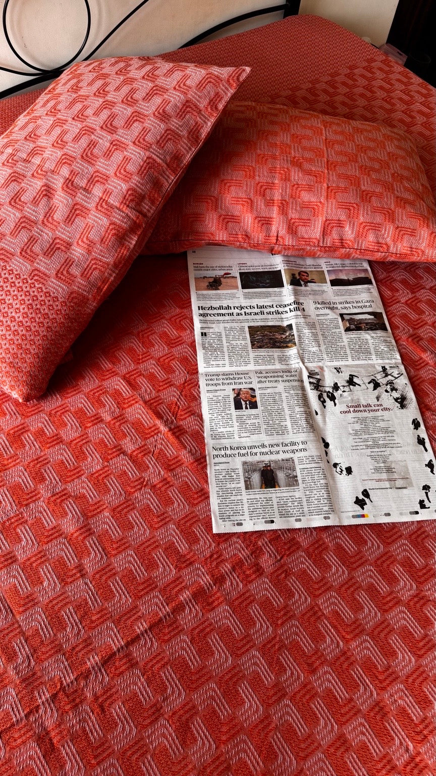 Lazy Sunday Double Bed Cover