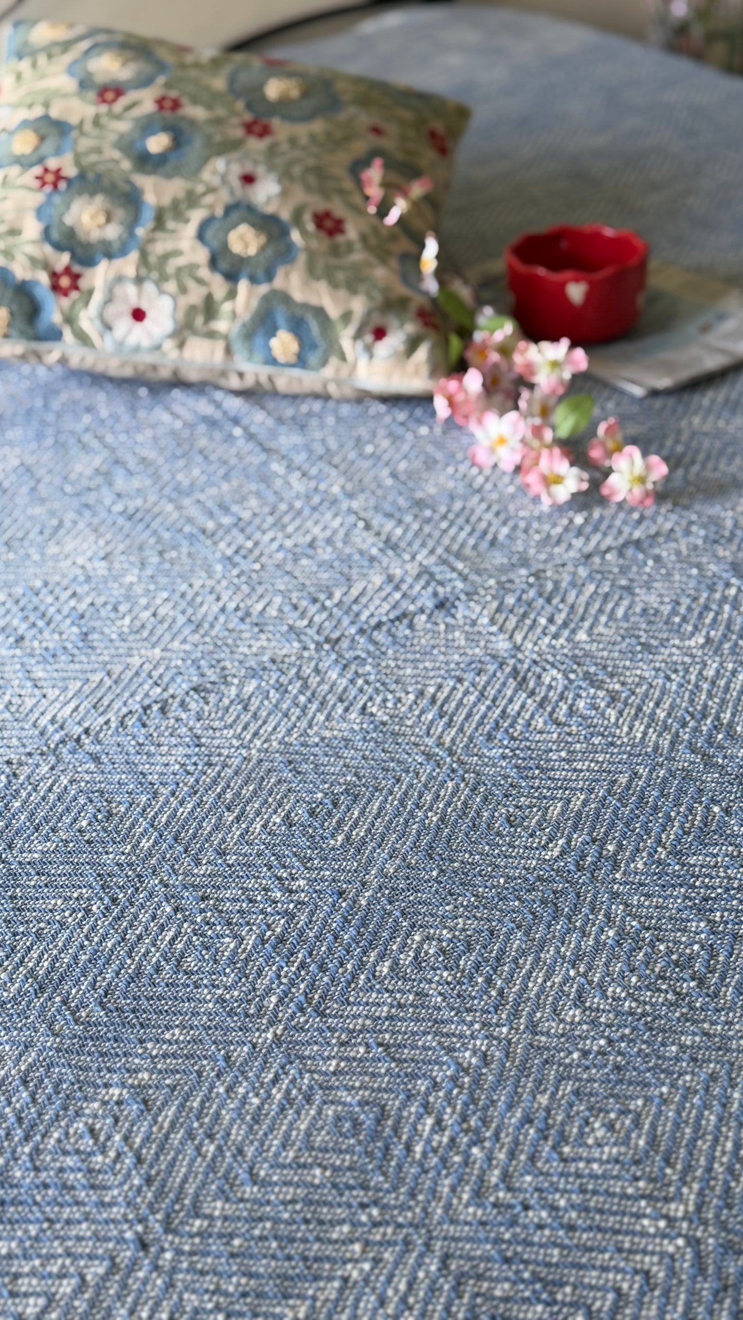Neel Chandini Handloom Bed Cover