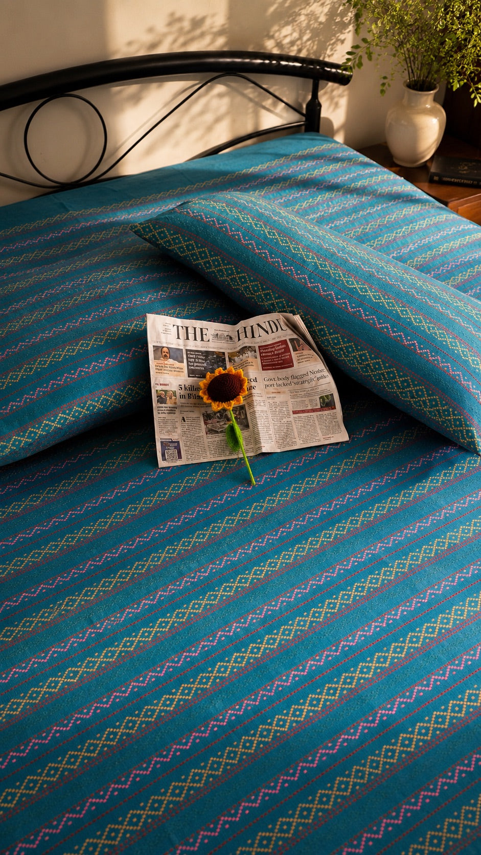 Neelambar Heritage Double Bed Cover