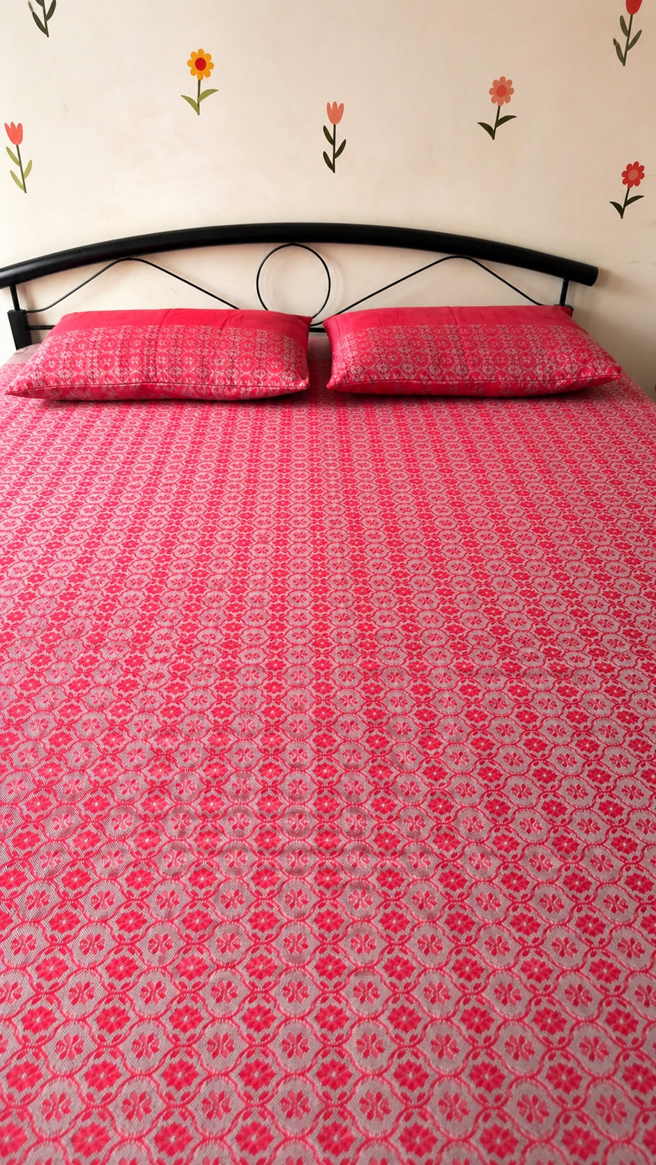 Rang Mahal Reversible Double Bed Cover