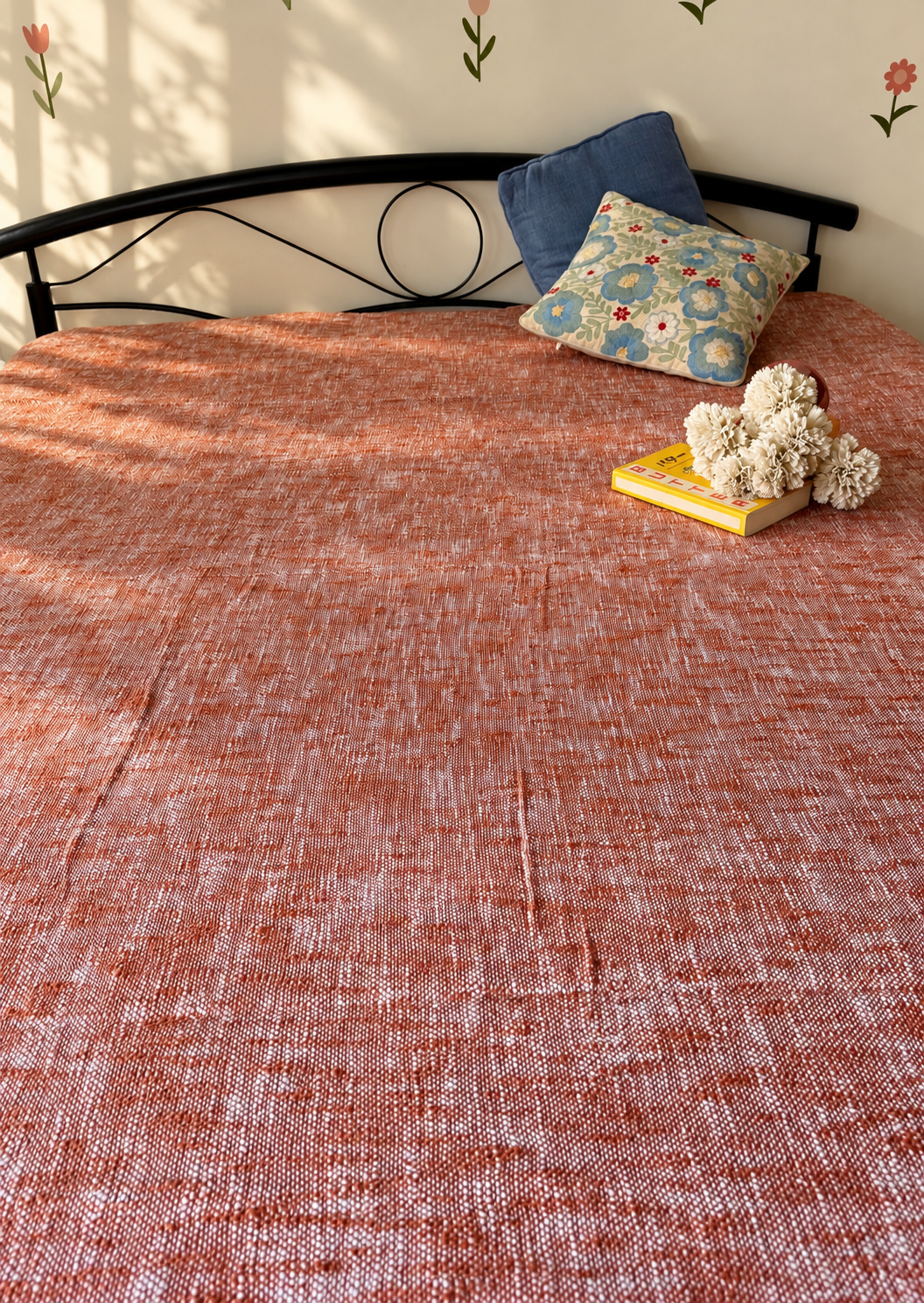 Surkh Handloom Bed Cover