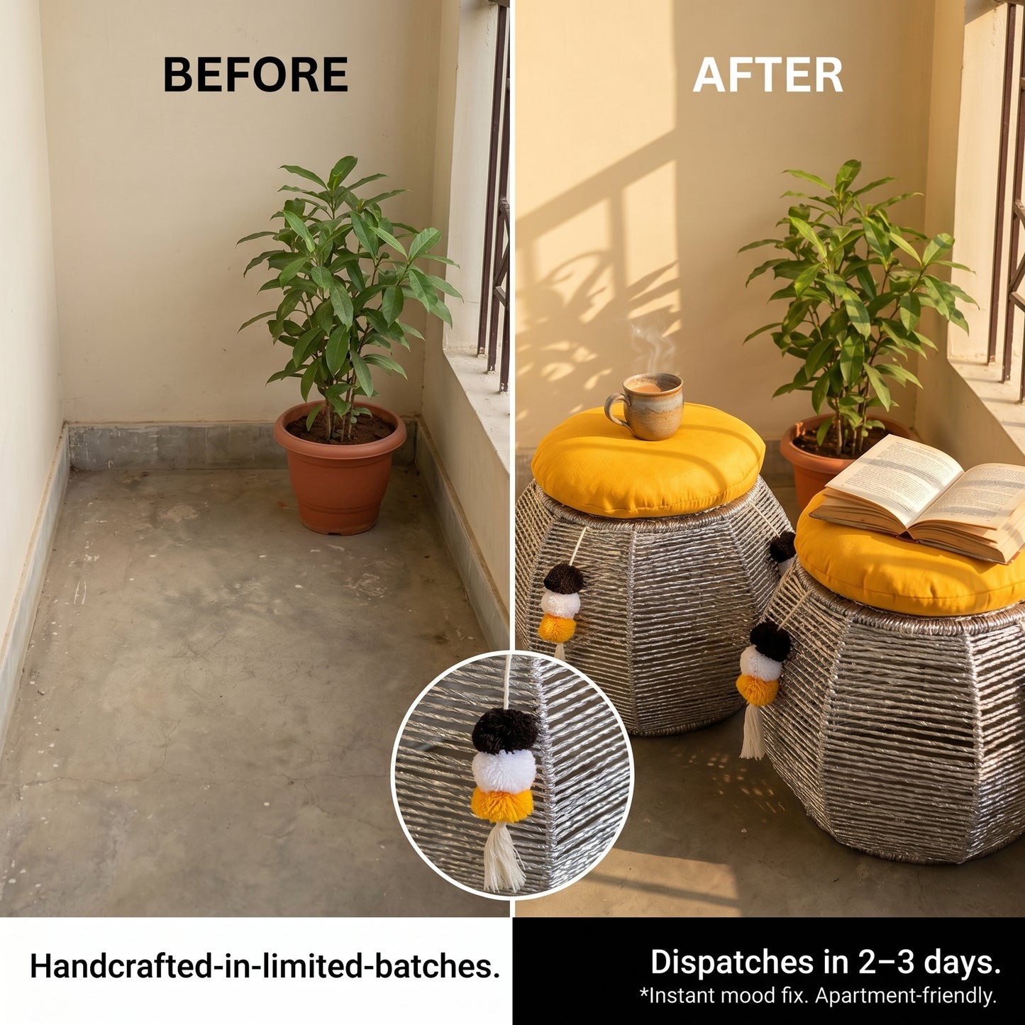 Sunshine Rope Seat (Single Piece)