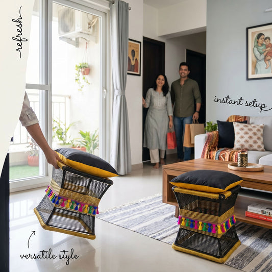 Boho Soul Rattan Seat( Twin Set)